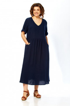 Платье Диомант 2182 синий - фото 1