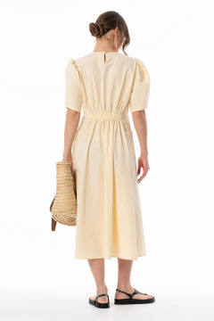 Платье SILVERSPICE S-5644 желтый - фото 5