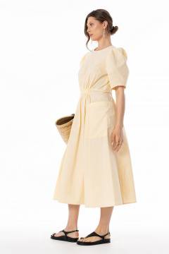 Платье SILVERSPICE S-5644 желтый - фото 3