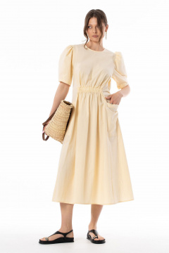 Платье SILVERSPICE S-5644 желтый - фото 1