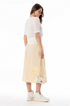 Юбка SILVERSPICE S-3631 желтый - фото 3