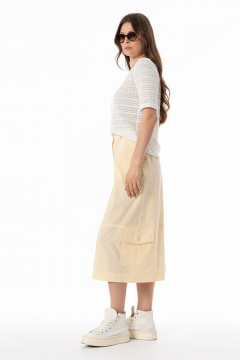 Юбка SILVERSPICE S-3631 желтый - фото 2