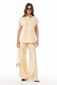 Блуза SILVERSPICE S-7639 желтый - фото 3