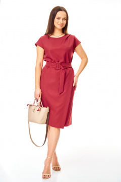 Платье T&N 7751 вишня - фото 5