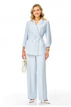 Брюки, жакет Твой имидж 2404 небесно-голубой - фото 1