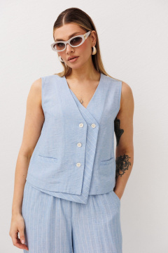 Брюки, жилет Fantazia Mod 5412 голубой - фото 3