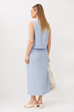 Жилет, юбка Fantazia Mod 5410 голубой - фото 4