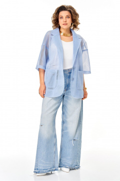 Жакет Anastasia м-1349.1 голубой - фото 1