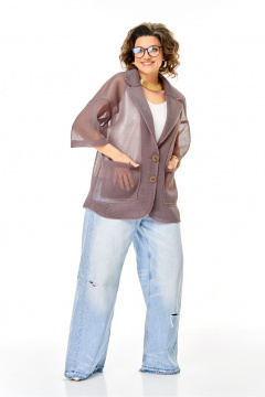 Жакет Anastasia м-1349.1 шоколадный - фото 5