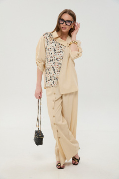 Жакет NikVa 902-18 песок_и_песочный_мультиколор - фото 5