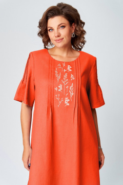 Платье Мишель стиль 1280 оранжевый - фото 3