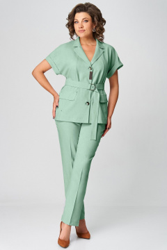 Брюки, жакет Мишель стиль 1279-1 бирюза - фото 1