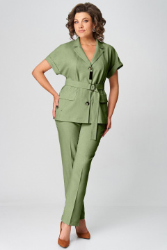 Брюки, жакет Мишель стиль 1279-1 хаки - фото 1
