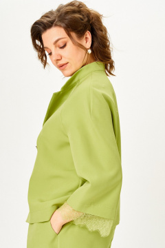 Брюки, жакет SOVA 11334 олива - фото 4