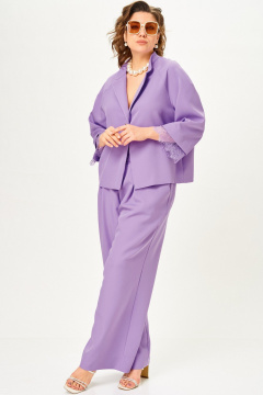 Брюки, жакет SOVA 11334 лаванда - фото 2