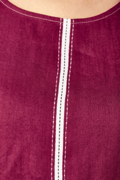 Платье Диомант 2191 бордовый - фото 4