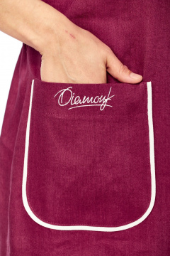 Платье Диомант 2191 бордовый - фото 3