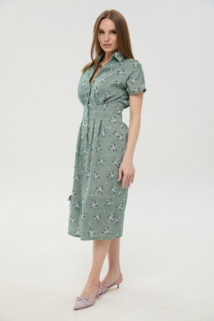 Платье NikVa 1047-1 зелень - фото 5