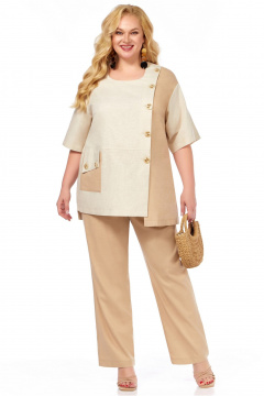 Брюки, туника LaKona 11692 льняной - фото 1