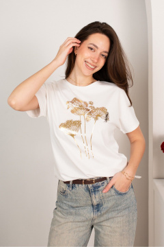 Футболка Купалинка 699604 экрю - фото 1