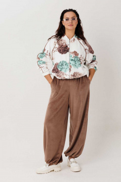 Брюки, куртка Mislana 1301 мята/коричневый - фото 2