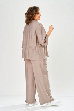 Брюки, жакет БагираАнТа 1111 бежевый - фото 3