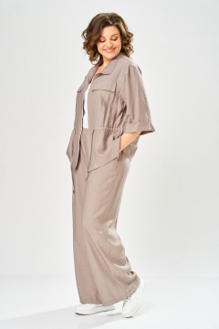 Брюки, жакет БагираАнТа 1111 бежевый - фото 2