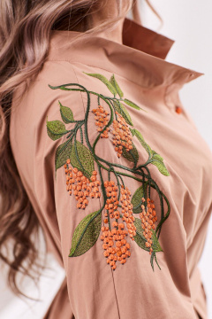 Платье Golden Valley 44355 темно-бежевый - фото 2