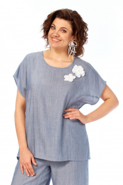 Блуза Matini 4.964/1 голубой - фото 1