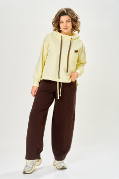 Брюки, свитшот Bonna Image 1062/2 желтый - фото 1