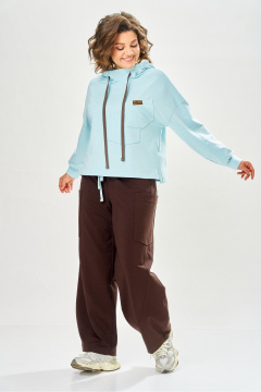 Брюки, свитшот Bonna Image 1062/3 голубой - фото 2