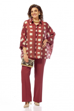 Блуза, брюки, топ Alani Collection 2574 - фото 1