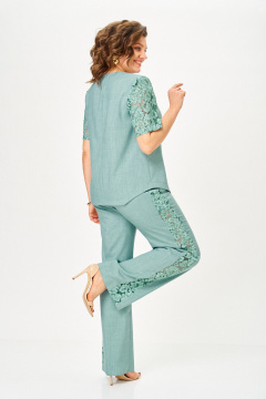 Брюки, жакет Vilena 1151 полынь - фото 5