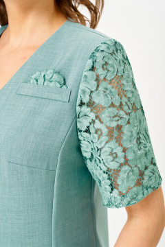 Брюки, жакет Vilena 1151 полынь - фото 2