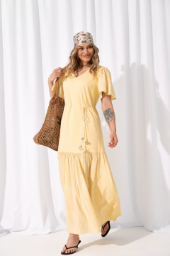Платье AMUARt 1127 желтый - фото 2