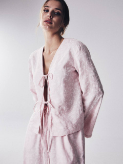 Блуза Mark Formelle 122856/25-40991П-9 цветы_на_жемчужно_розовом - фото 2