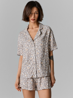 Рубашка, шорты Mark Formelle 592553-1/25-39809ПП-9 леопард_на_сером - фото 1