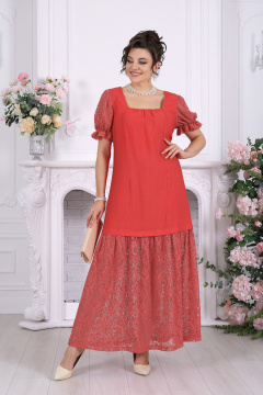 Платье Ninele 6114 красный - фото 4