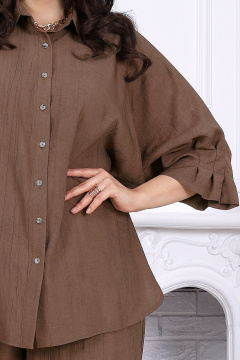 Блуза, брюки Ninele 6122 коричневый - фото 5