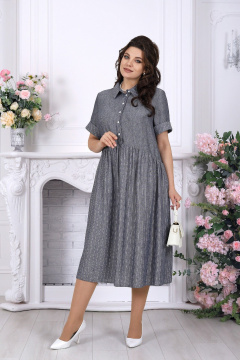 Платье Ninele 7536 джинсовый - фото 3