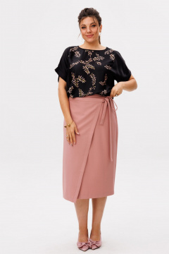 Юбка Anelli 1858 пыльная-роза - фото 1