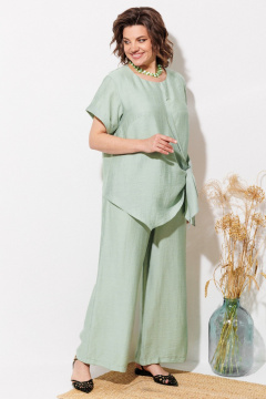 Блуза, брюки ANASTASIA MAK 1340 мята - фото 2