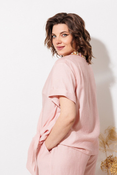 Блуза, брюки ANASTASIA MAK 1340 розовый - фото 4