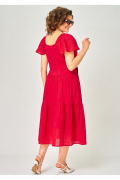 Платье EVA GRANT 7297С красный - фото 3