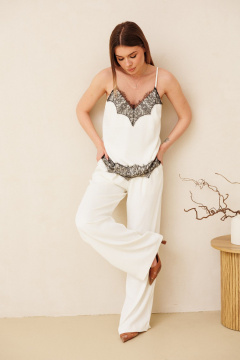 Брюки Ambera Style 1032-5 молоко - фото 4