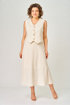 Жилет, юбка DaLi 3801.2 беж - фото 1