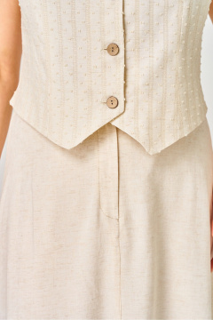 Жилет, юбка DaLi 3801.2 беж - фото 4