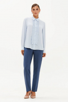 Блуза Nelva 23384 голубой - фото 2
