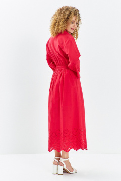Платье Euromoda 710 красный - фото 2