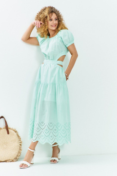 Платье Euromoda 721 мята - фото 2